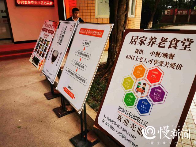 ▲开在小区里的居家养老食堂
