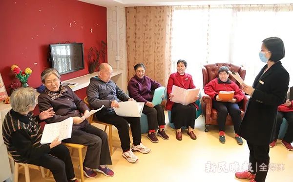 图说：杨浦养老院 新民晚报记者 王凯 摄